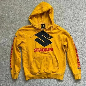 Justin Bieber 2017 Purpose Stadium Tour Hoodie Sweatshirt Yellow Men’s Size Medi